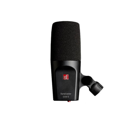 sE Electronics DynaCaster DCM6 Dynamic Broadcast Cardioid Microphone with Built-In Gain Mic Pre