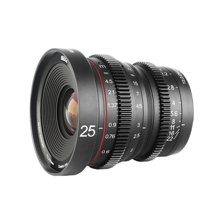 Meike 25mm T2.2 Manual Focus Cinema Lens, M4/3