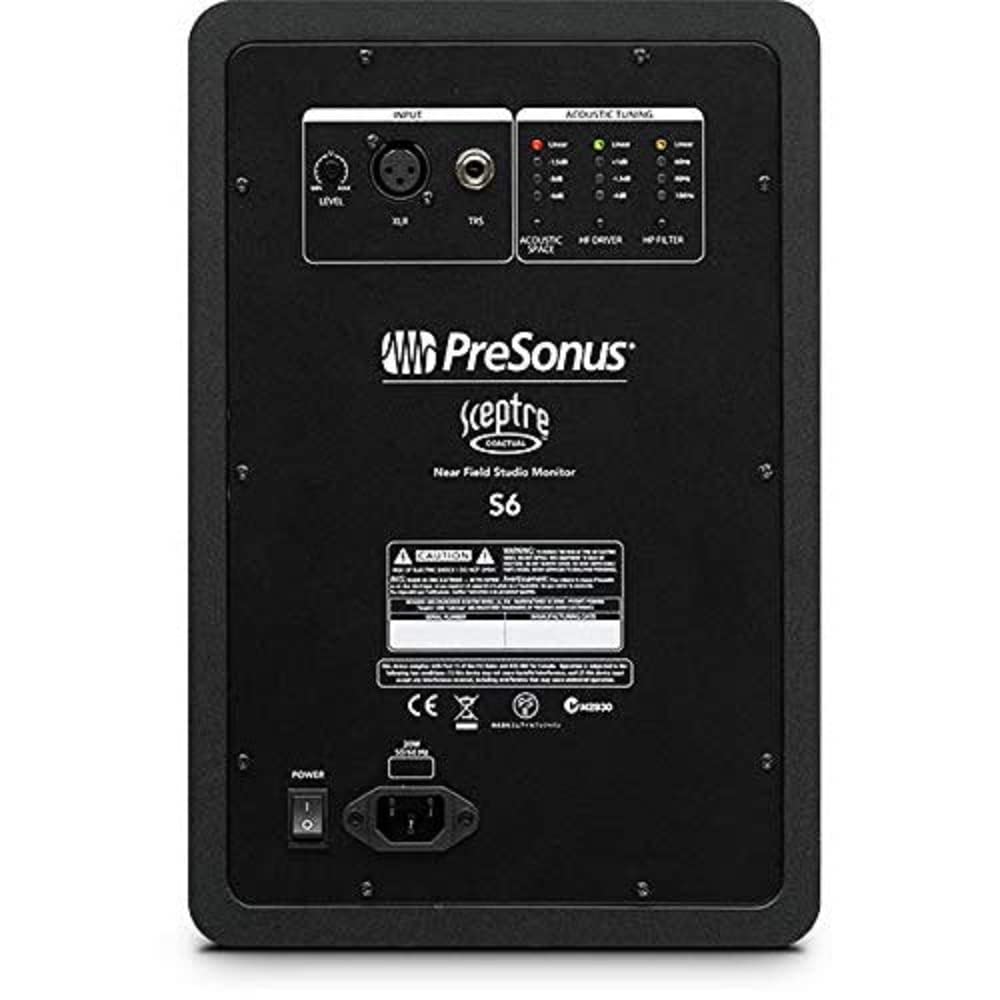 PreSonus Sceptre S6 Coaxial Near Field Studio Monitor with DSP Processing 6.5 Inch