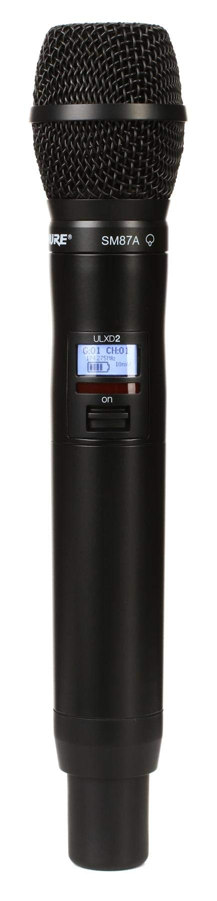 Shure ULXD2/SM87 Digital Wireless Handheld Microphone Transmitter with SM87 Capsule - G50: 470 - 534 MHz