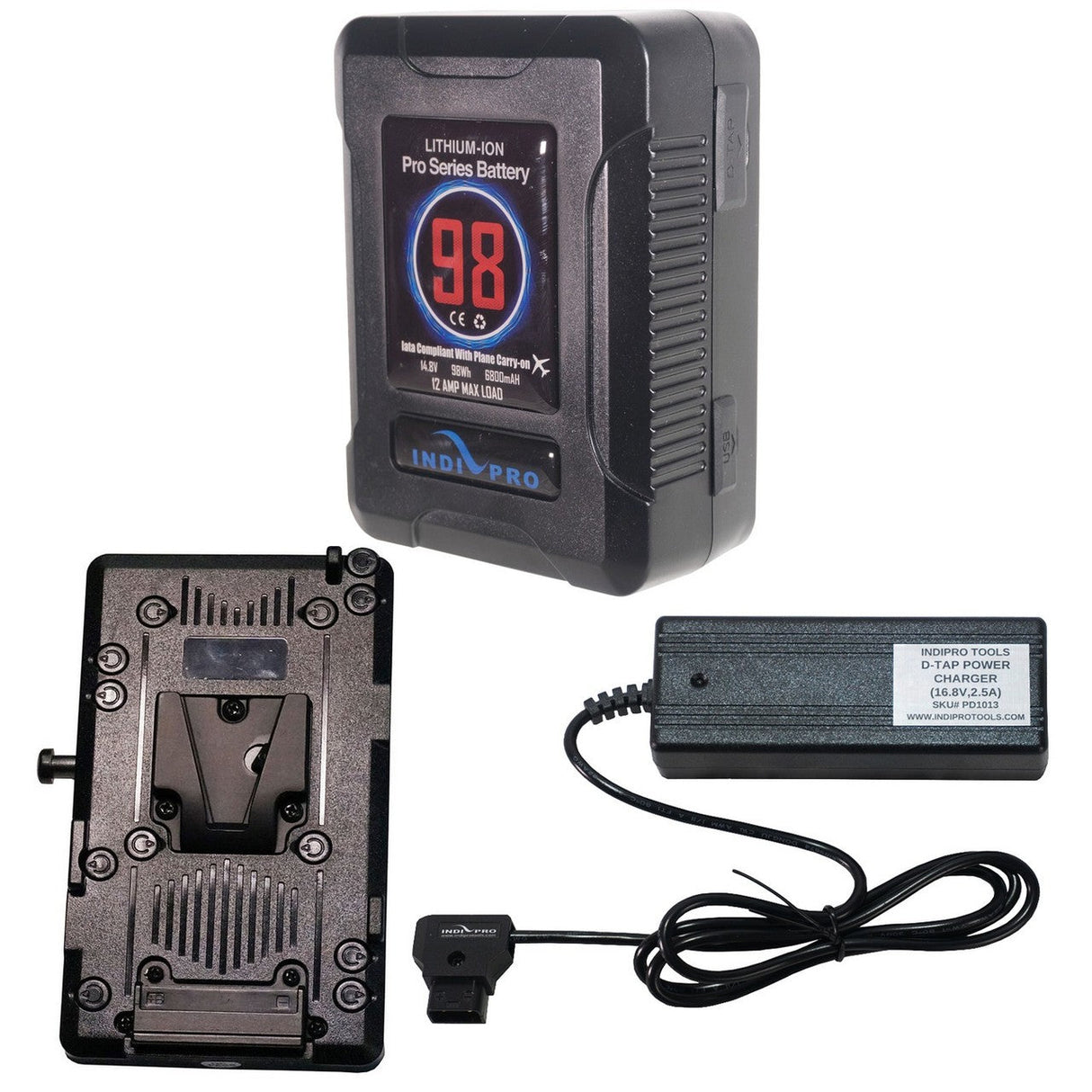 IndiPRO MSBMUKT Micro-Series V-Mount 98Wh Blackmagic URSA Kit