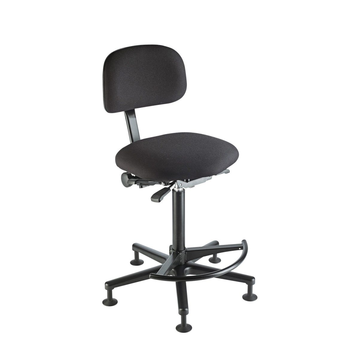 K&M 13460 Fully Adjustable Stool Black