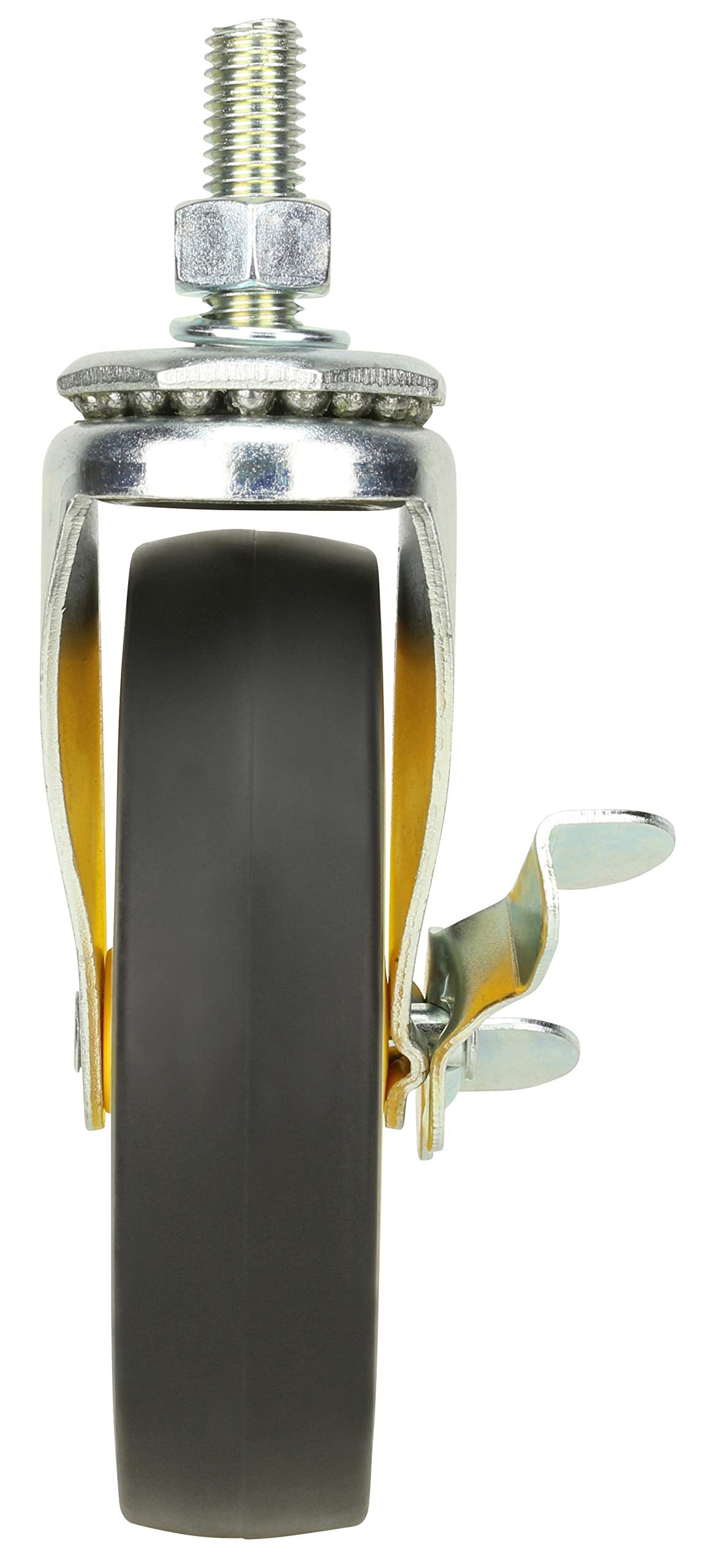 RockNRoller RCSTR5X125 5 G-force Caster with Brake for R8 R10 2-Pack