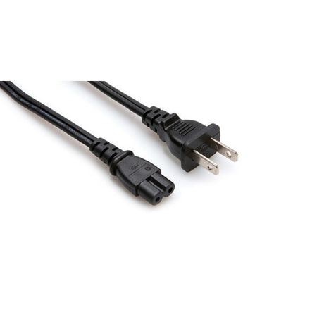 Hosa PWP-426 IEC C7 to NEMA 1-15P Power Cord 8-Feet