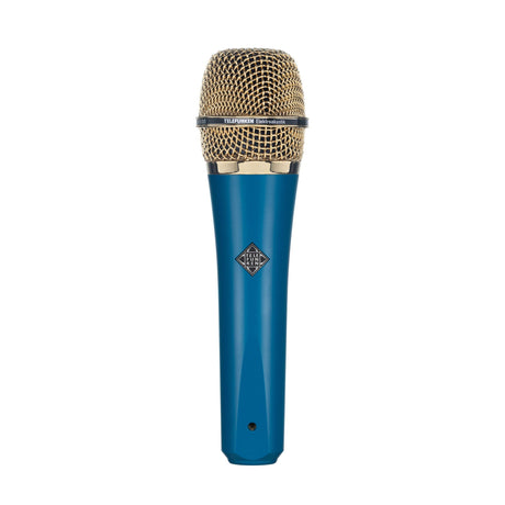 Telefunken M81 Supercardioid Handheld Dynamic Microphone Blue with Gold Grille