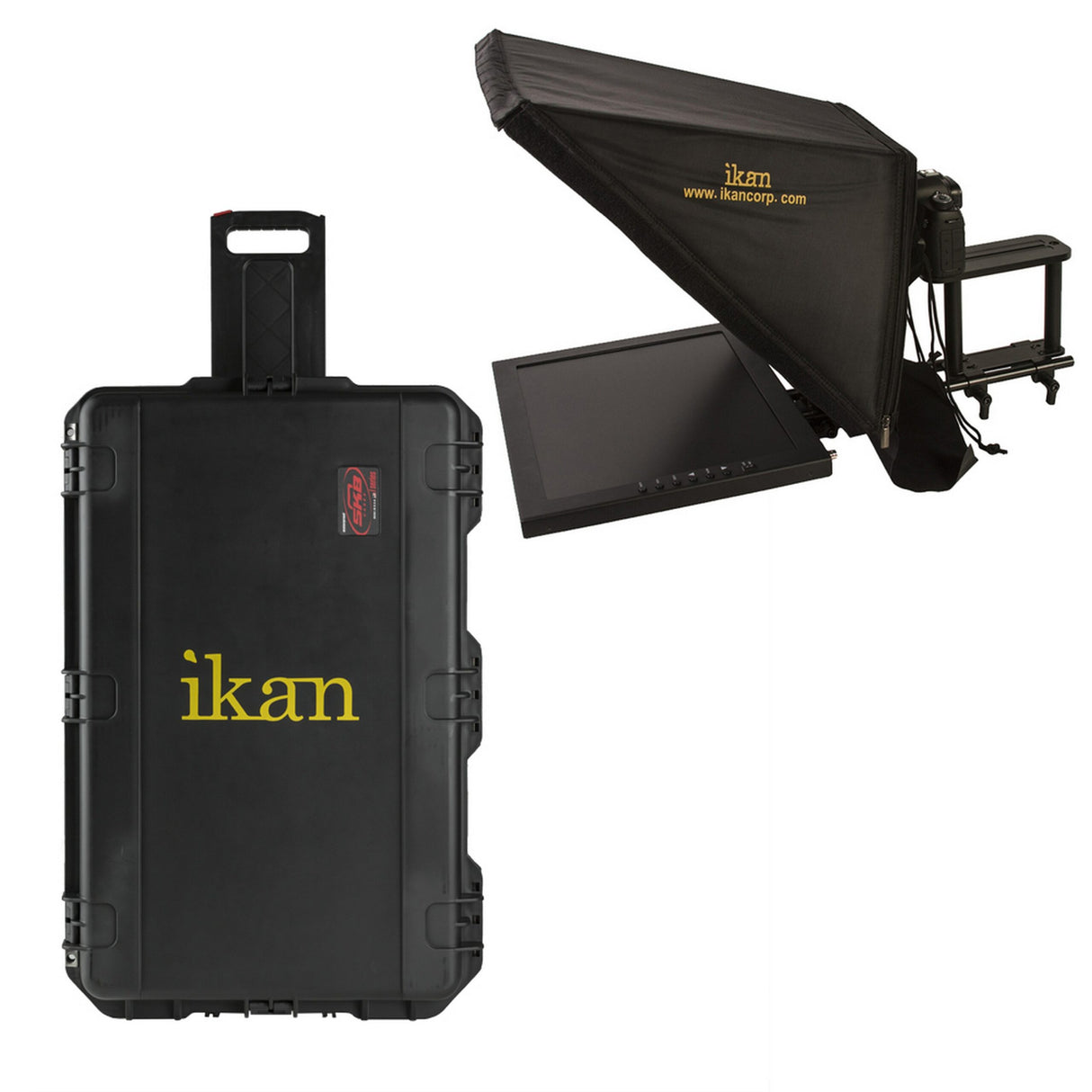 Ikan PT3700-TK PT3700 Teleprompter and Hard Case Travel Kit