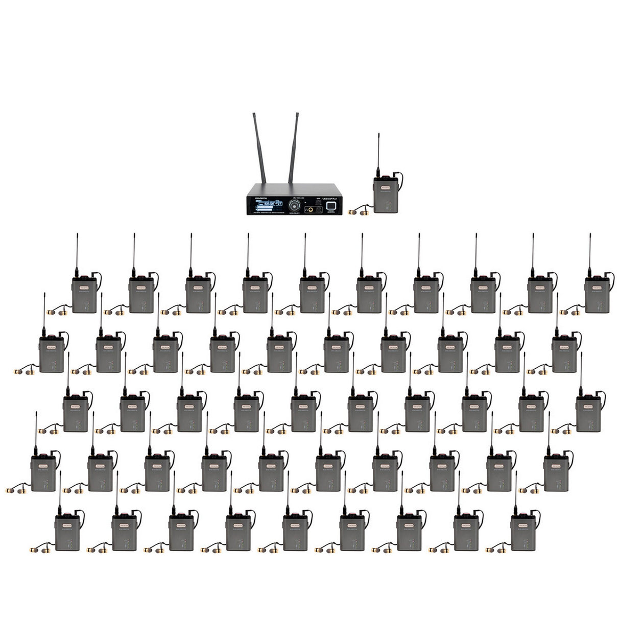 VocoPro IEM-Digital-50 Professional Digital Stereo/True Dual Mono In-Ear Monitor System