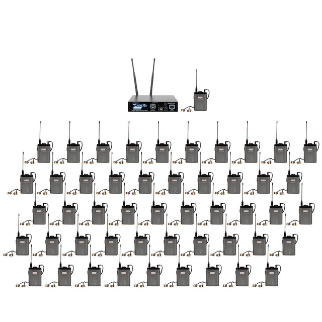 VocoPro IEM-Digital-50 Professional Digital Stereo/True Dual Mono In-Ear Monitor System