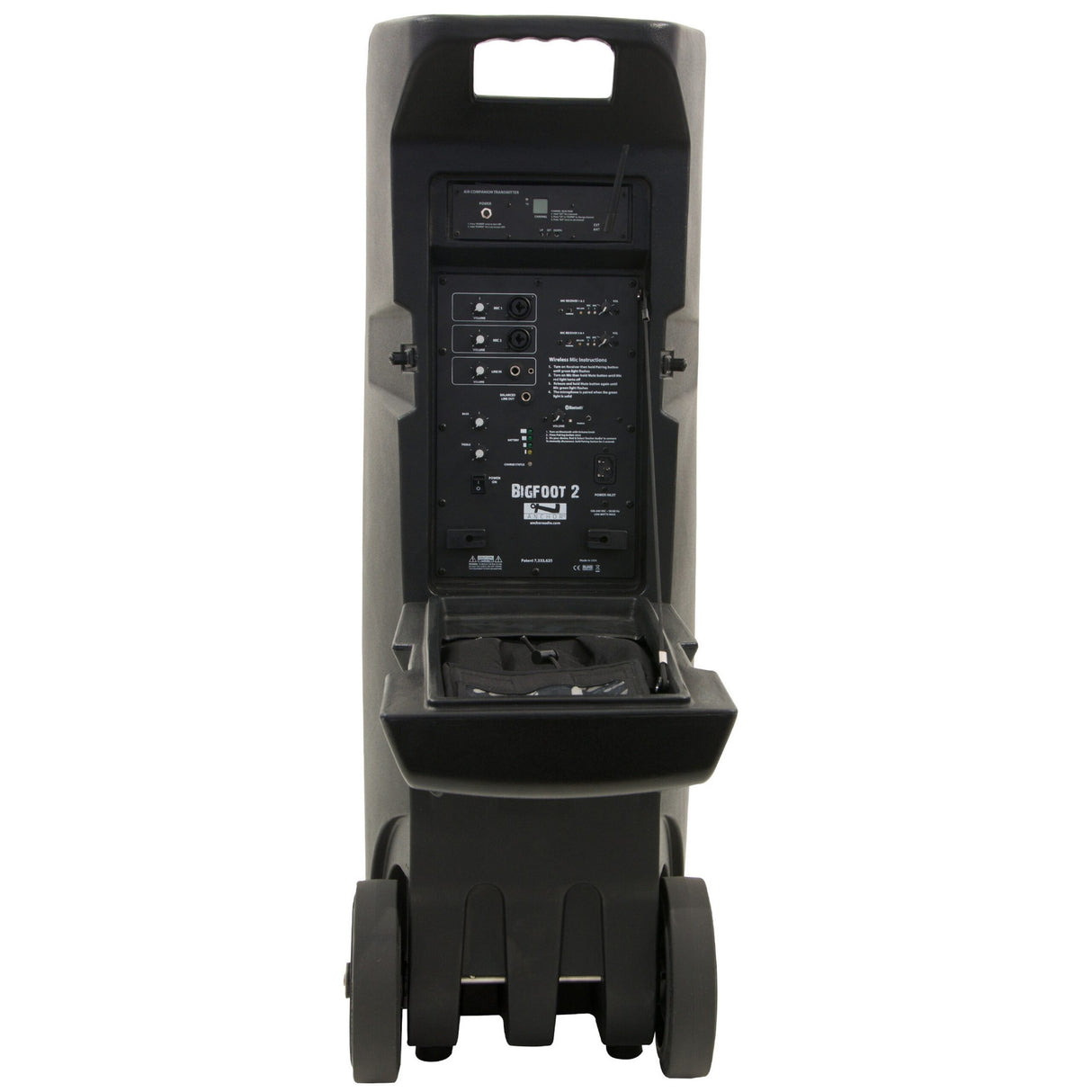 Anchor Audio Bigfoot 2 BIG2-XU4 Portable Sound System with Built-In Bluetooth AIR Wireless Transmitter and 2 Dual