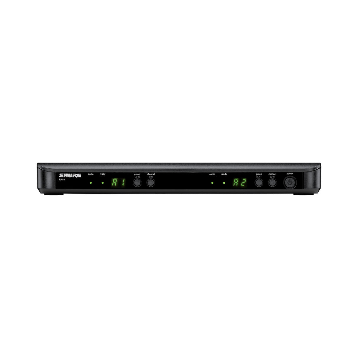 Shure BLX288/PG58 H10 Two PG58 Handheld Microphones Dual Channel Handheld Wireless System (Used) - used