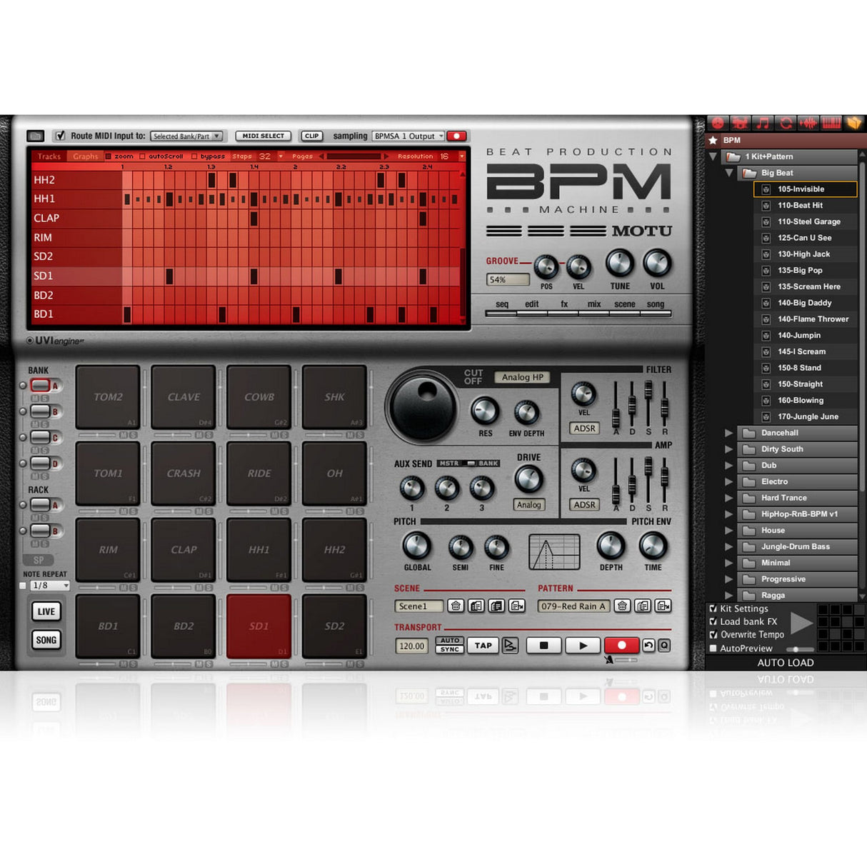MOTU BPM 1.5 Beat Production Machine