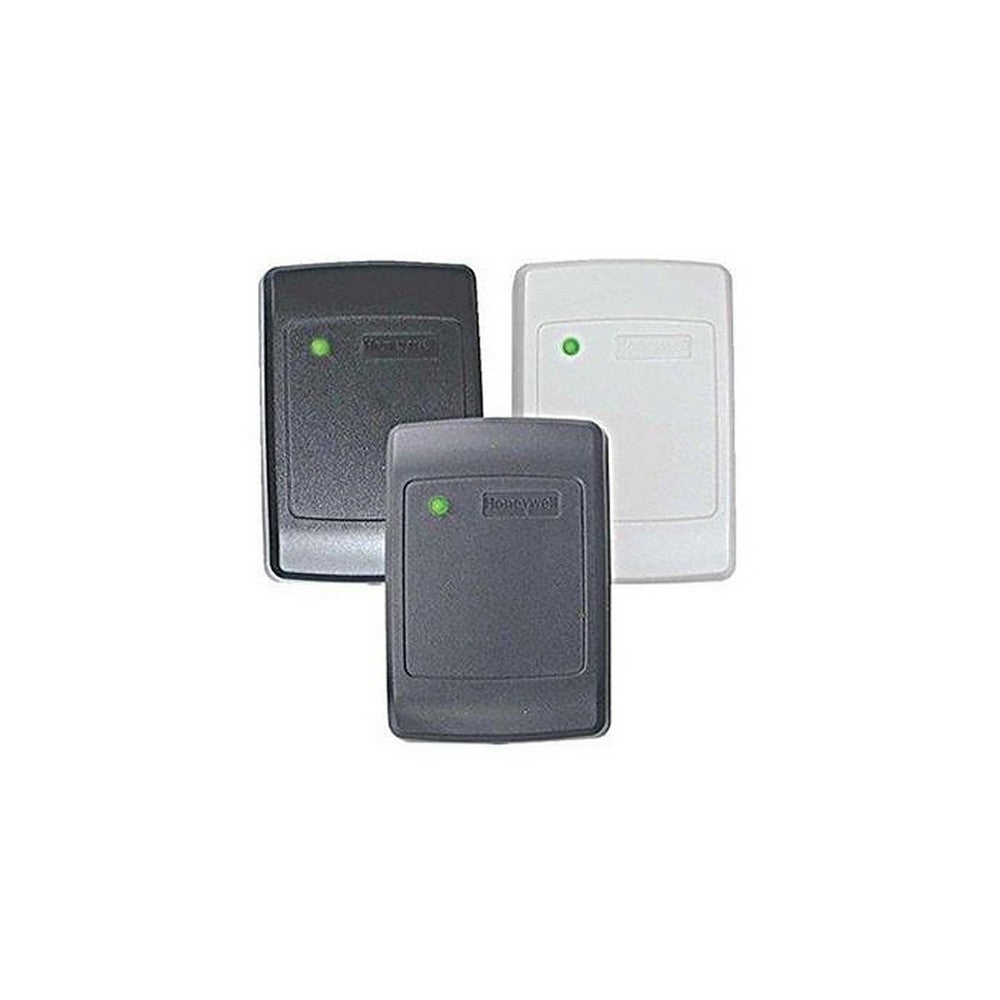 Honeywell OmniProx HID Compatible Switch Plate Single-Gang Reader Black Charcoal Gray and Ivory