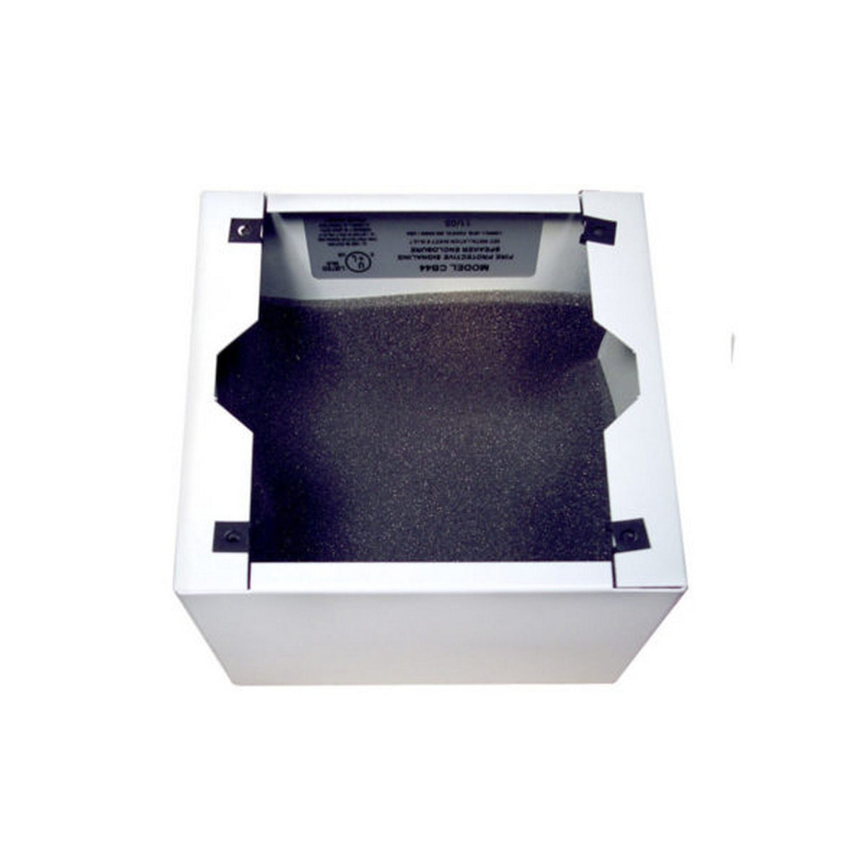 Lowell CB44 Surface-Mount Steel Backbox for 4-Inch Speaker White