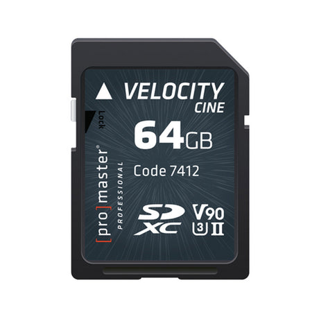 ProMaster SDXC Velocity CINE Memory Card 64GB