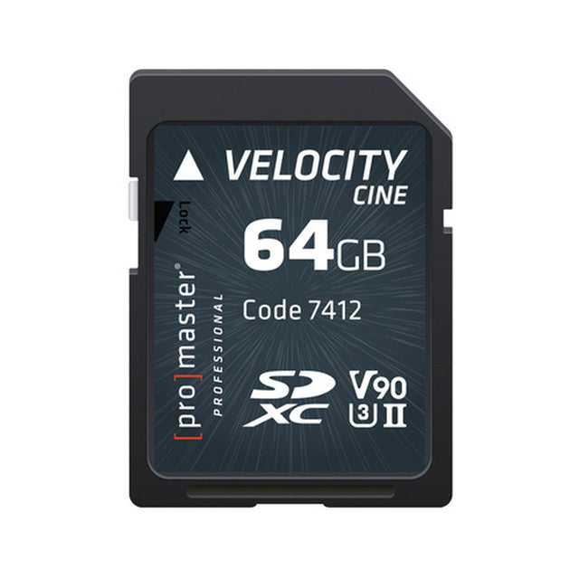 ProMaster SDXC Velocity CINE Memory Card 64GB