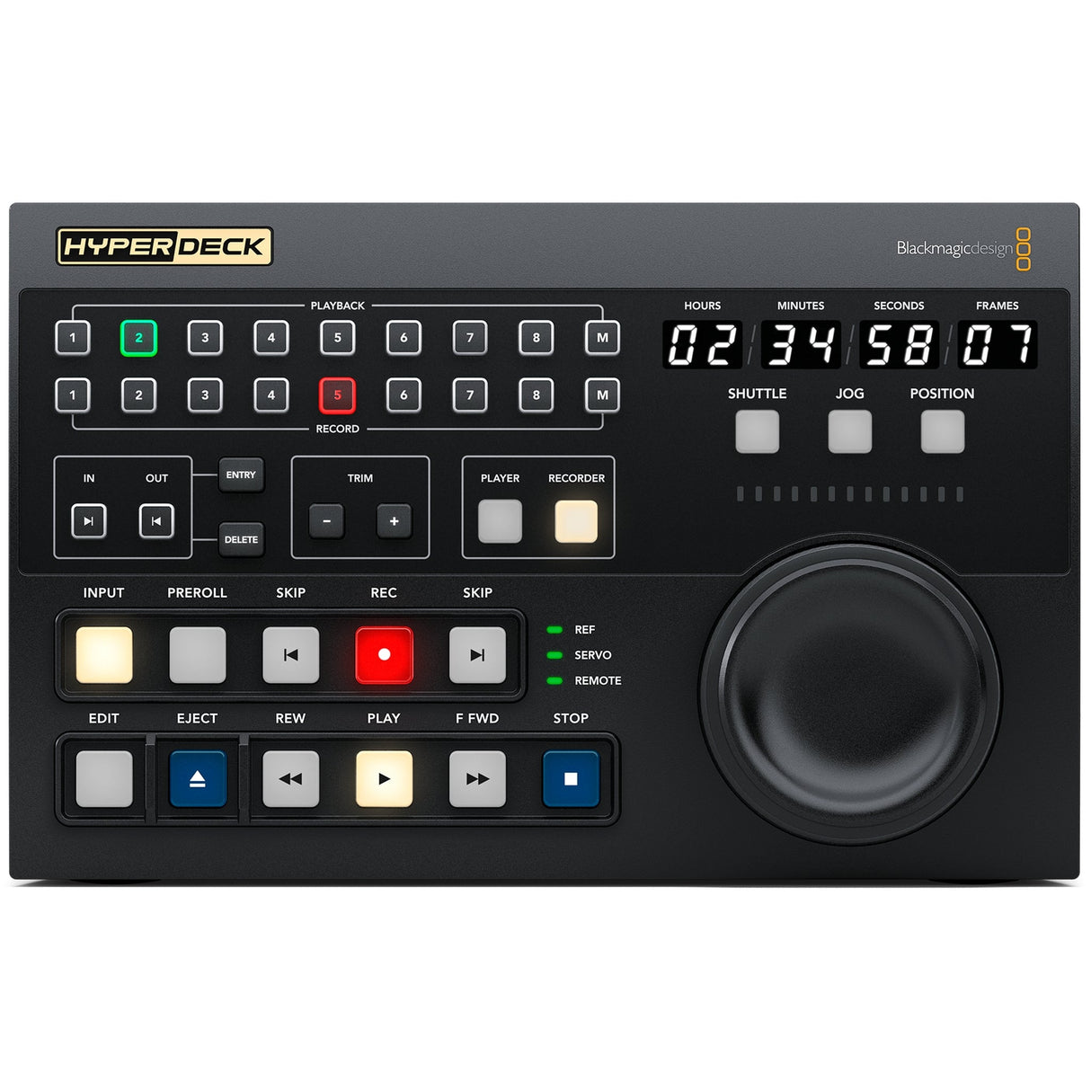 Blackmagic Design HyperDeck Extreme Control for Broadcast Deck