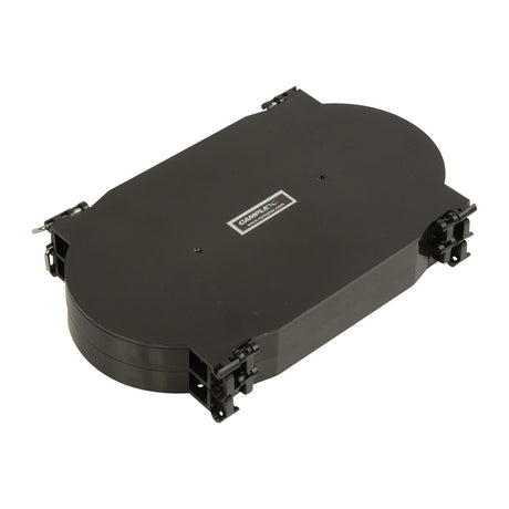 Camplex CMX-SPTR-24 Stackable 24 Position Black Plastic Splice Tray with Cover