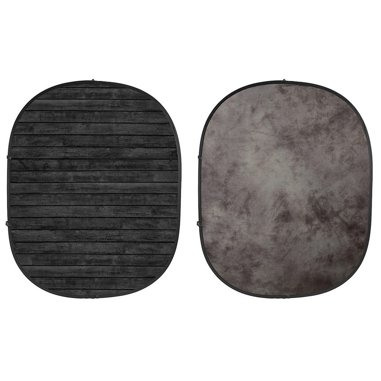 Savage CB182 Collapsible Background Dark Planks/Light Gray 5 x 7-Feet