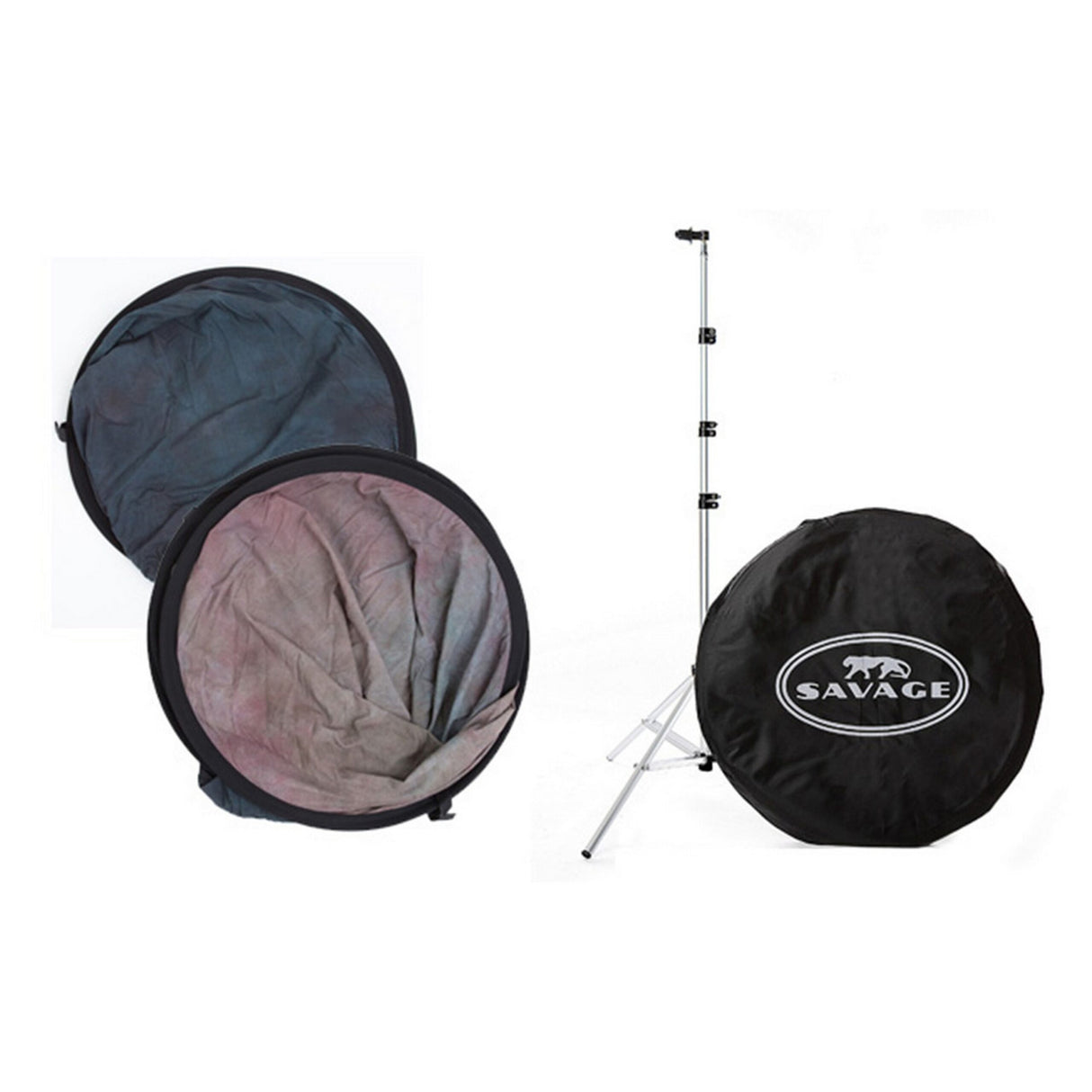 Savage CB106-KIT Collapsible Background Indigo Nights 5 x 6-Feet Kit