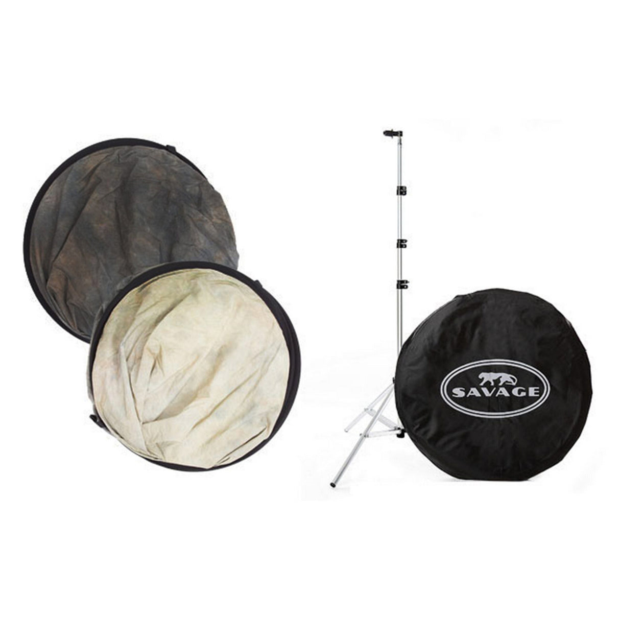 Savage CB102-KIT Collapsible Background Lakeside 5 x 6-Feet Kit