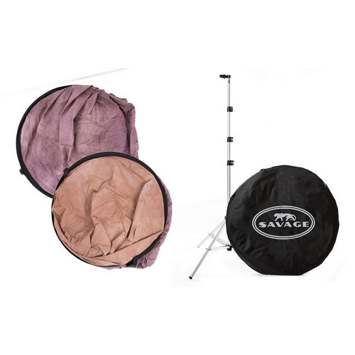 Savage CB100-KIT Collapsible Background Royal Tone 5 x 6-Feet Kit