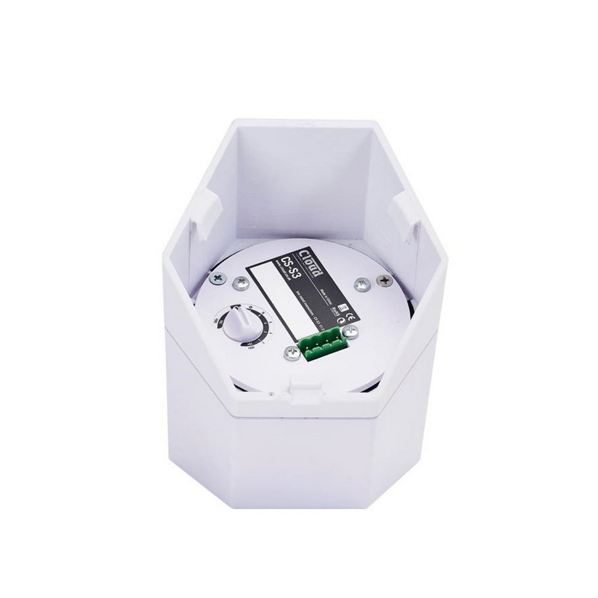 Cloud Electronics CS-S3W 3 Inch Omnidirectional Surface Mount Speaker White