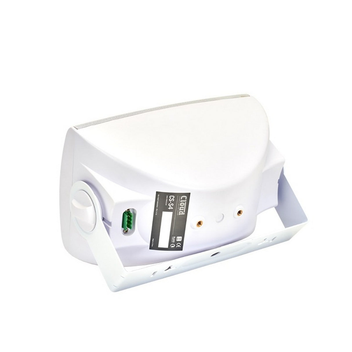Cloud Electronics CS-S4W 4 Inch Surface Mount Speaker White