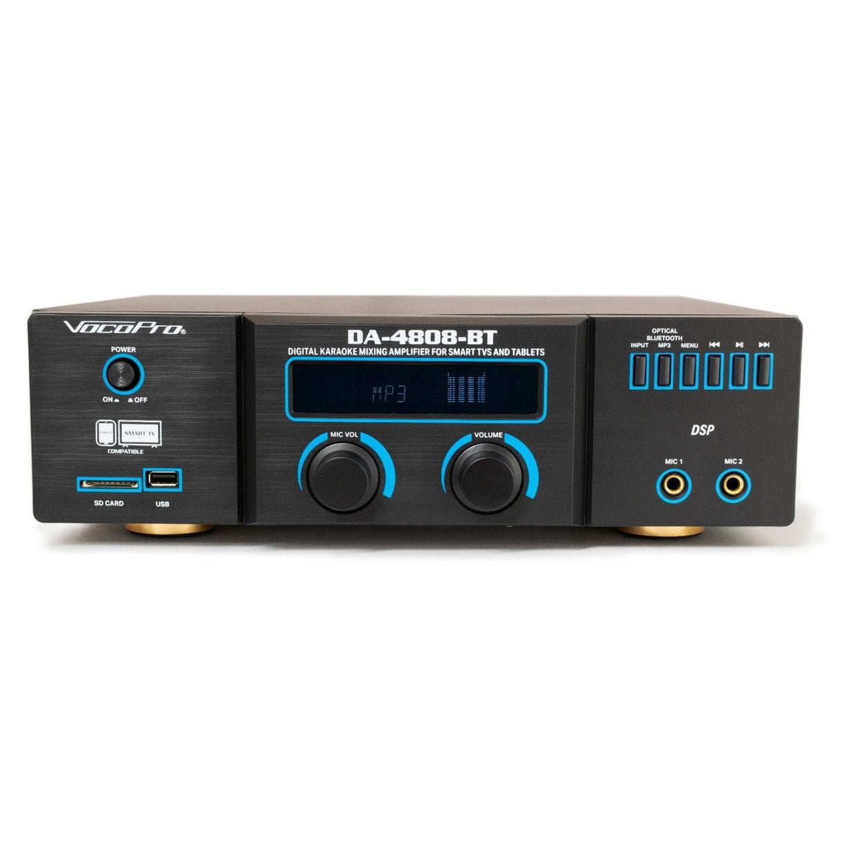 VocoPro DA-4808-BT Digital Karaoke Bluetooth Mixing Amplifier