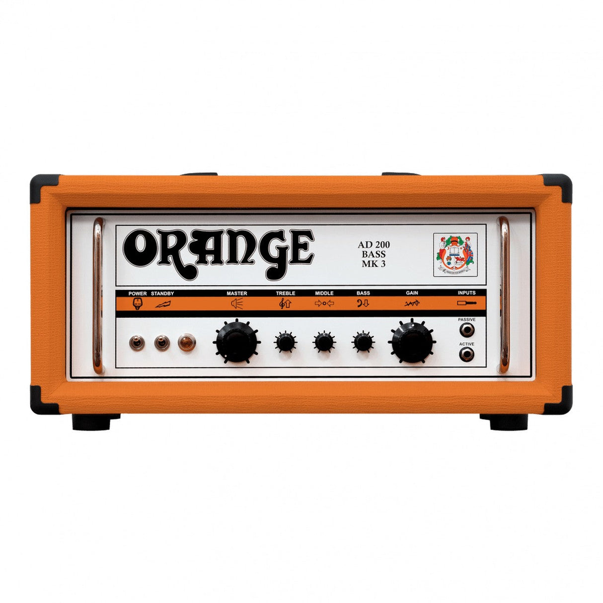 Orange AD200B 200-Watt Short Signal Path Bass Head, Orange