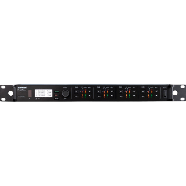 Shure ULXD4Q Quad Channel Digital Wireless Receiver - G50: 470 - 534 MHz