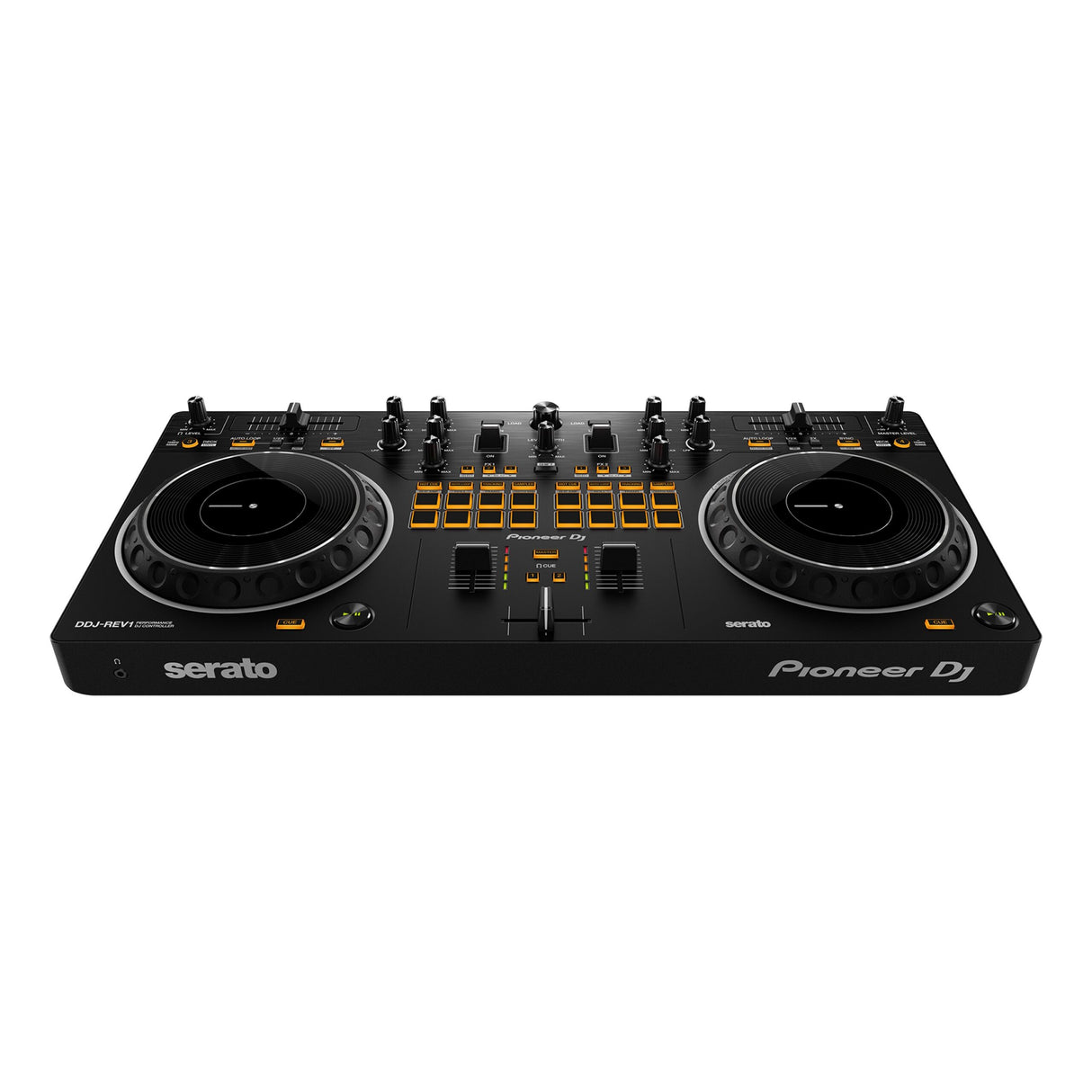 Pioneer DJ DDJ-REV1 Scratch-Style 2-Channel DJ Controller for Serato DJ Lite, Black (Used)