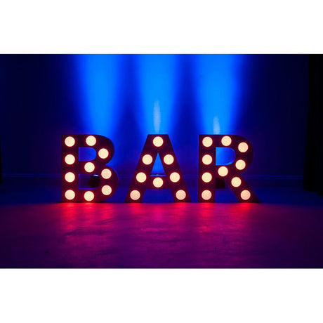 Eliminator Lighting Decor Bar Mini 24-Inch Tall White Exterior RGBW LED Letters