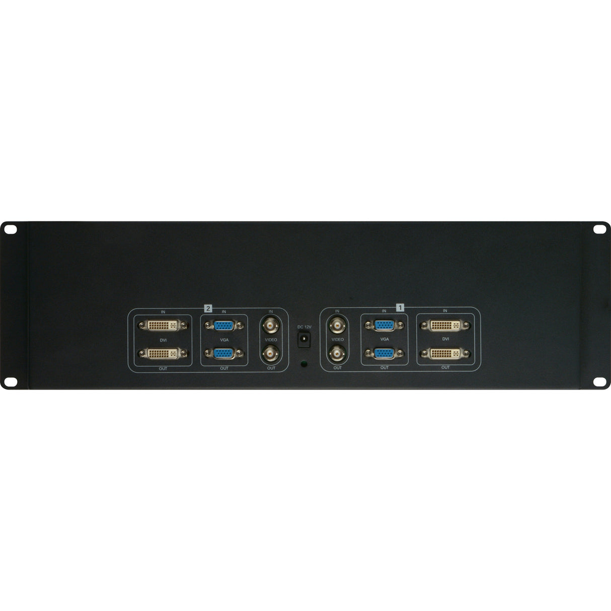 Delvcam DELV-2LCD7-CVGAD 7-Inch 3RU VGA DVI and Composite LCD Video Monitor