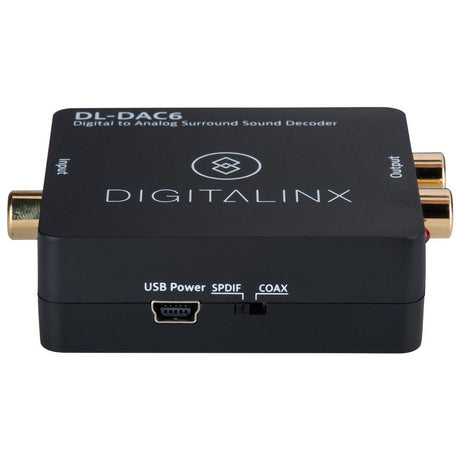 DigitaLinx DL-DAC6 Digitalinx Digital to Analog Surround Sound Decoder
