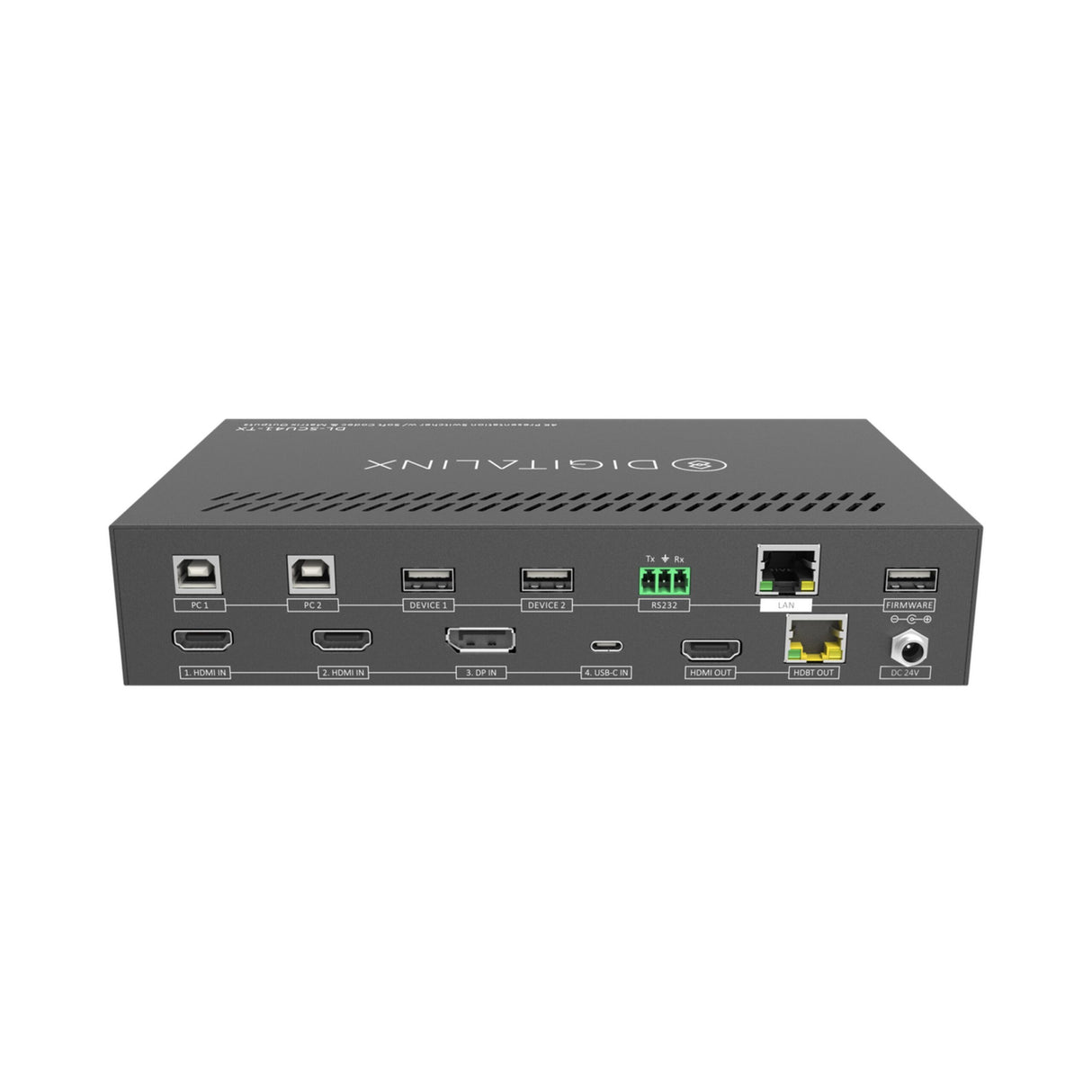 Digitalinx DL-SC41U-TX 5 x 1 Soft Codec Series Multi-Format Presentation Switcher/Extender