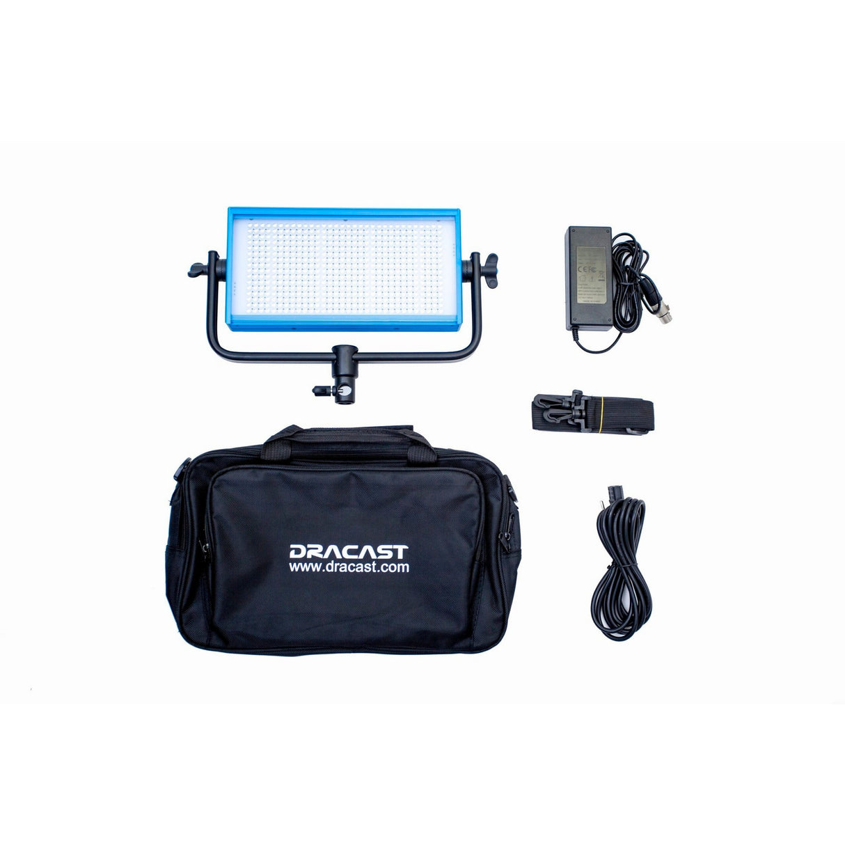 Dracast LED500 Pro Series Bi-Color 2 Light Kit with Gold Mount Battery Plates