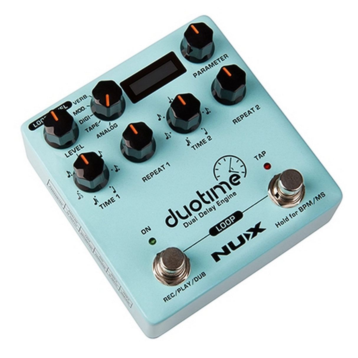 Nux DUOTIME Dual Delay Engine Stereo Delay Pedal