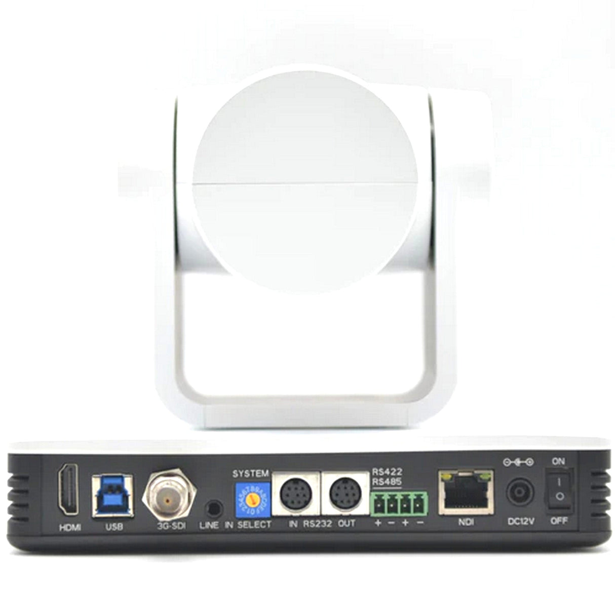 DVDO DVDO-C4-1-NDI-W HD PTZ AI NDI Camera with HDMI/IP/3G-SDI/USB 3.0 White