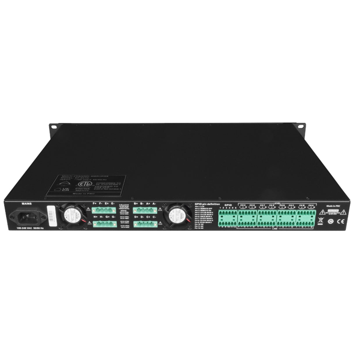Wharfedale Pro DP-8015i 8-Channel 150W Installation Amplifier