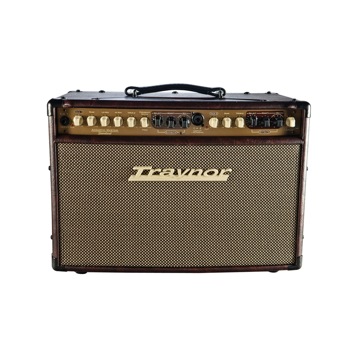 Traynor AM Standard 2 x 6.5 Inch 150 Watt Stereo Acoustic Guitar Amplifier - amps
