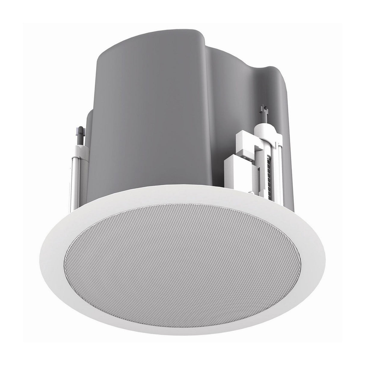 Atlas Sound FAP63T-W 6.5 inch Coaxial In-Ceiling Single Loudspeaker with Transformer Pair