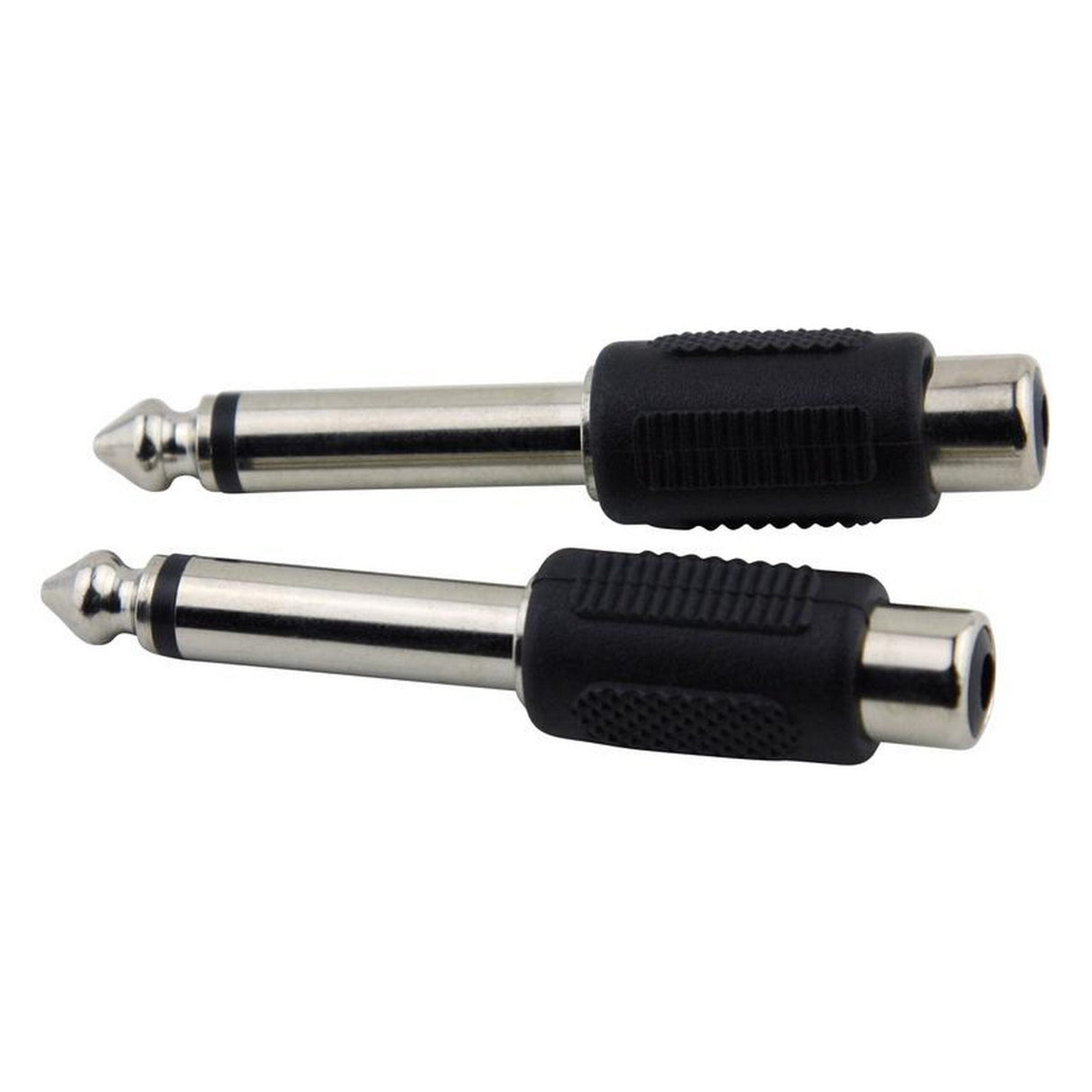 Pig Hog PA-RF14M RCA (F)-1/4-Inch (M) Mono Adapter 2-Pack