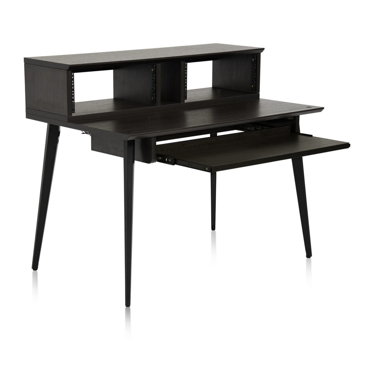 Gator GFW-ELITEDESK-BRN Elite Series Furniture Desk Walnut Brown Finish