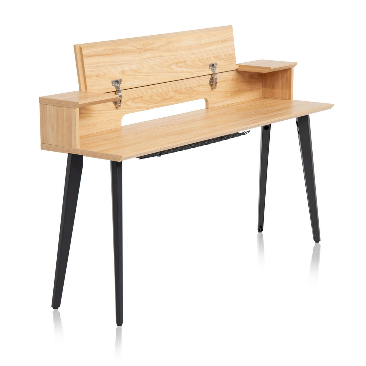 Gator GFW-ELITEKEYTBL61-MPL Elite Series Furniture for 61 Note Keyboard Natural Maple Matte Finish