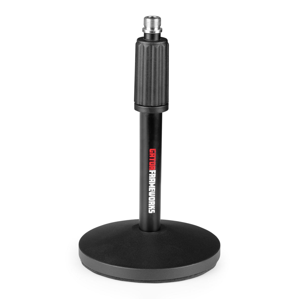 Gator GFW-MIC-DESKTOP-2PK Desktop Microphone Stands and 10-Feet XLR Cables Pair