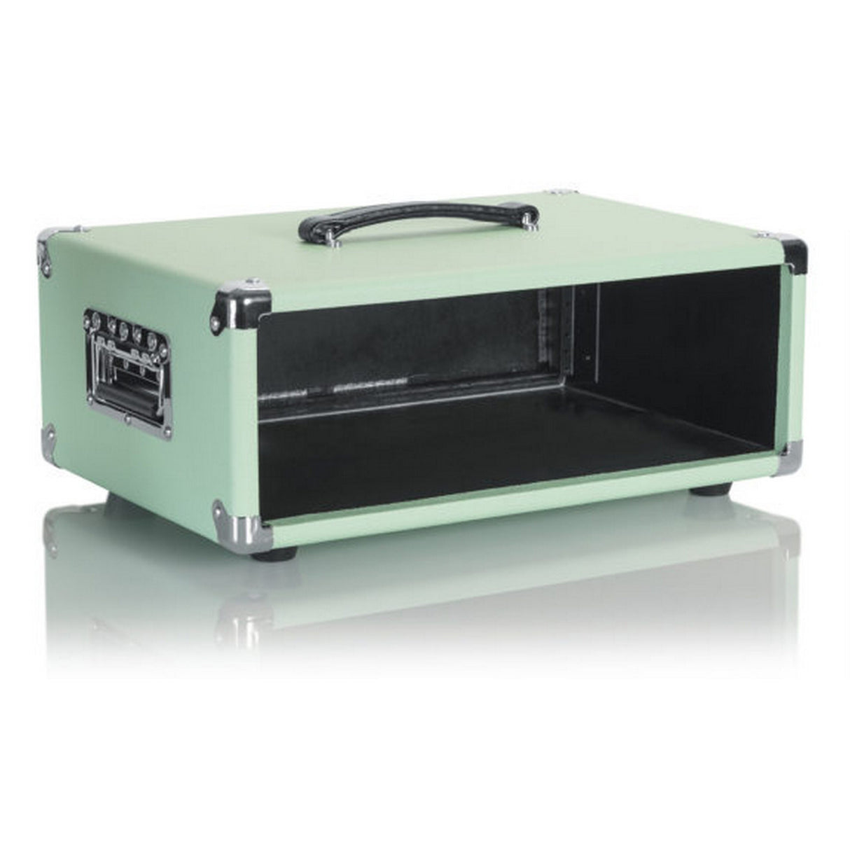 Gator Cases GR-RETRORACK-3SG Vintage Amp Vibe Rack Case 3U Seafoam Green
