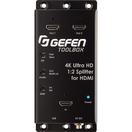 Gefen GTB-HD4K2K-142C-BLK 4K Ultra HD 1:2 Splitter for HDMI