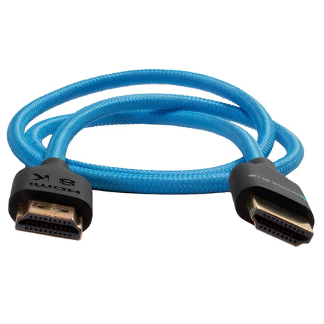 Kondor Blue 2-Foot 4K HDMI 2.0 Braided Cable, Blue