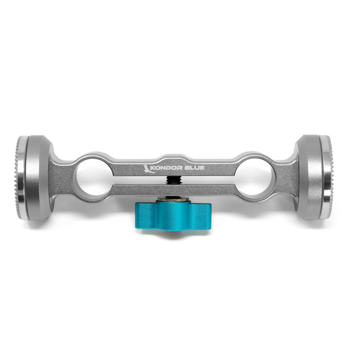 Kondor Blue RosetteDual 15mm Arri Rosette Dual Rod Clamp - Gray