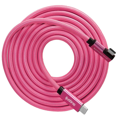 Kondor Blue KB-USBC-RA72-J iJustine Pink USB C 3.1 Data and Charging Cable, 6-Feet